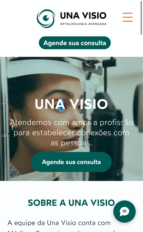Site antes do método — Una Visio